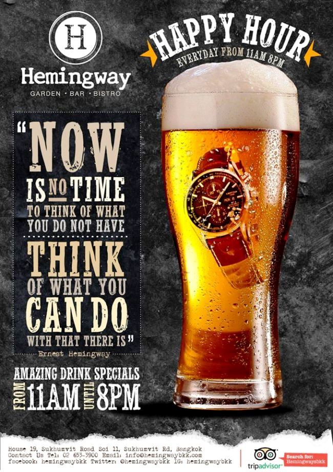 Hemingway's Pub Returns To Bangkok Hemingway Bangkok 1 - Hemingway's Pub Returns To Bangkok