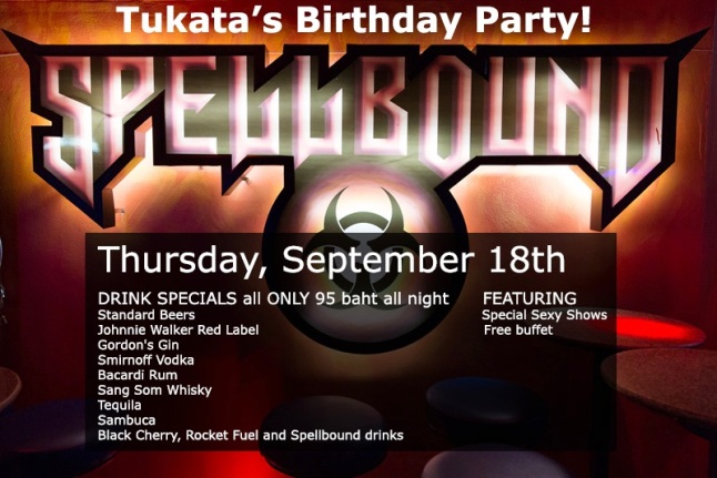 Bangkok GoGo Bars Party Nights Spellbound Tukata birthday party - Bangkok GoGo Bars Party Nights
