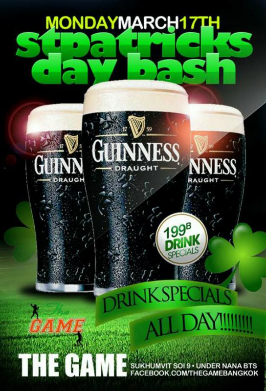 Celebrate St. Patricks Day At The Game THE GAME ST PATRICKS DAY - Celebrate St. Patricks Day At The Game