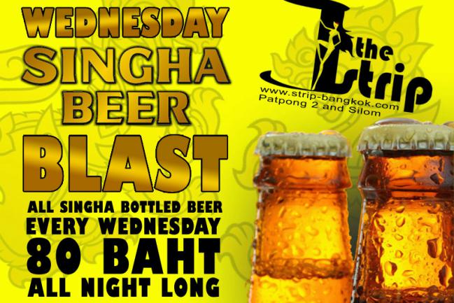 Party Time At The Strip GoGo Bar THE STRIP SINGHA BEER BLAST - Party Time At The Strip GoGo Bar