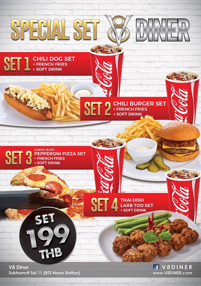 Super Saver Special Sets! V8 Diner Special Set - Super Saver Special Sets!