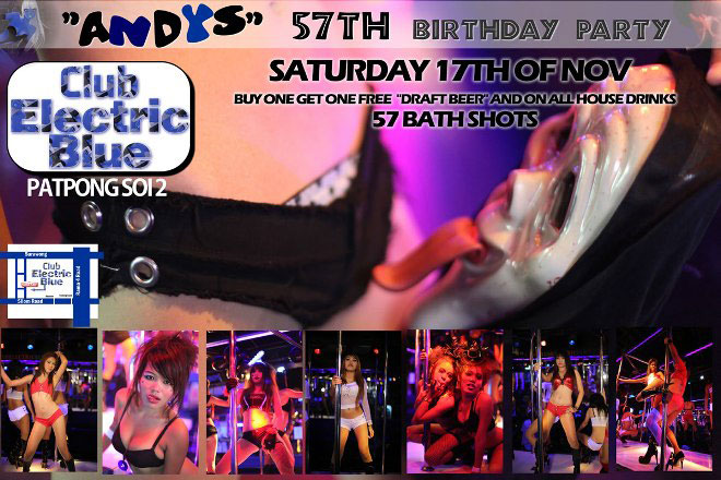Birthday Party At Club Electric Blue club electric blue patpong - Birthday Party At Club Electric Blue