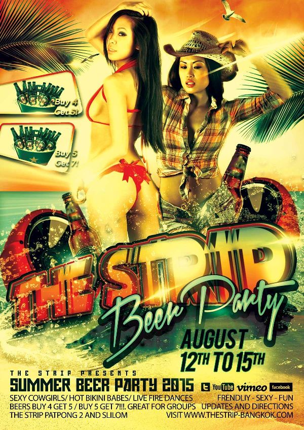 PATPONG SUMMER BEER PARTY the strip beer bucket promo 02 - PATPONG SUMMER BEER PARTY